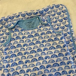 Little Sleepies Blue Rainbow Bamboo Seasonless Sleep Sack - 18-36 months